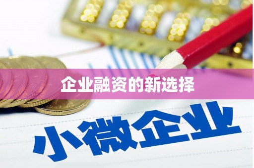 石楼企业融资的新选择