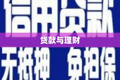 石楼贷款与理财