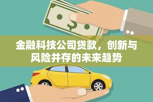 石楼金融科技公司贷款，创新与风险并存的未来趋势