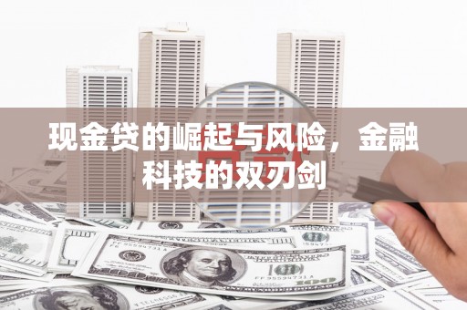 石楼现金贷的崛起与风险，金融科技的双刃剑