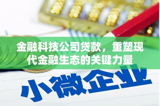 石楼金融科技公司贷款，重塑现代金融生态的关键力量