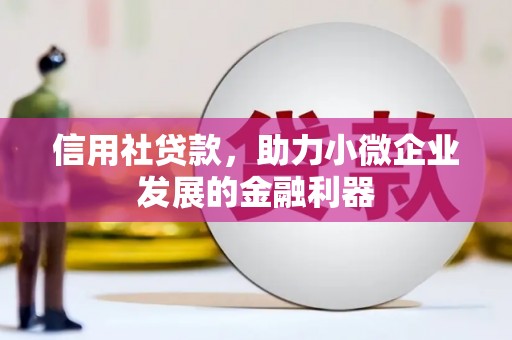 石楼信用社贷款，助力小微企业发展的金融利器