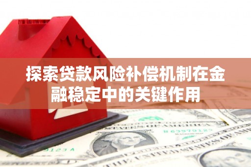 石楼探索贷款风险补偿机制在金融稳定中的关键作用