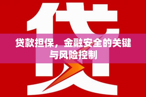 石楼贷款担保，金融安全的关键与风险控制