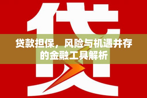 石楼贷款担保，风险与机遇并存的金融工具解析