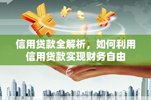 石楼信用贷款全解析，如何利用信用贷款实现财务自由